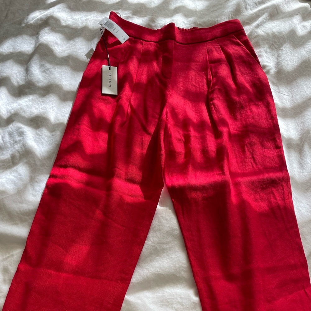 Babaton Linen dress pants